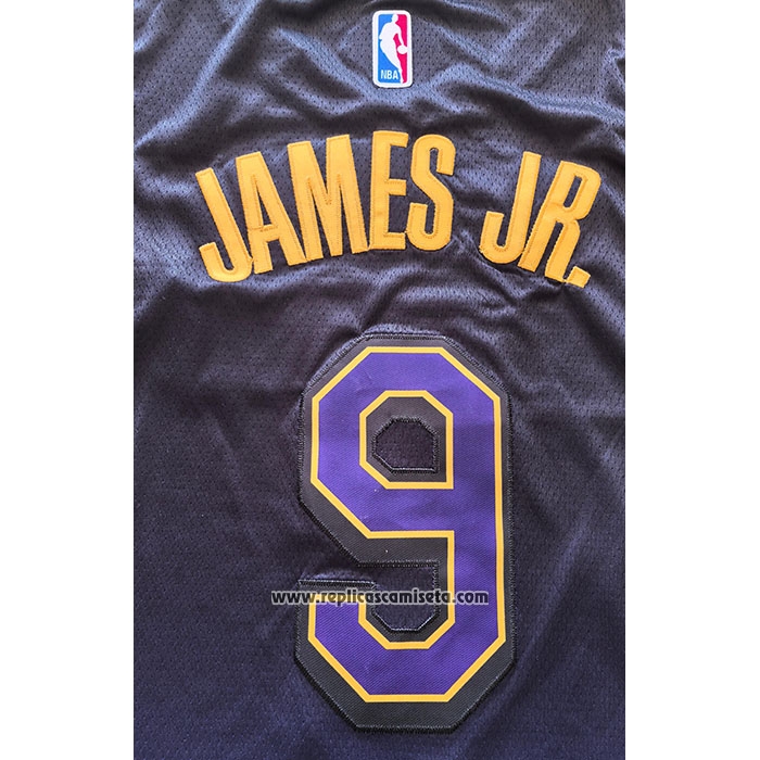 Camiseta Los Angeles Lakers James JR. #9 Ciudad 2024-25 Violeta